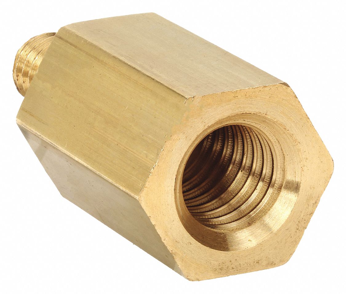 ADAPTOR,1/4-20 X 3/8-16,BRASS