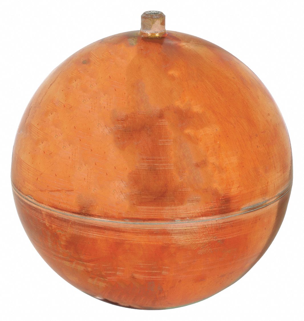 WATTS Float Ball Copper, Internal Connection, 6 in Float Dia., 3/8"16