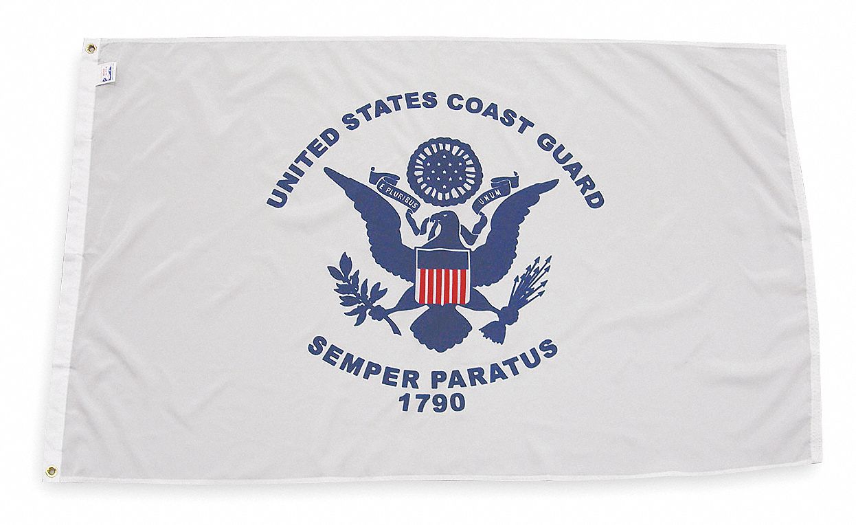 2ZE40 - D4226 US Coast Guard Flag 3x5 Ft