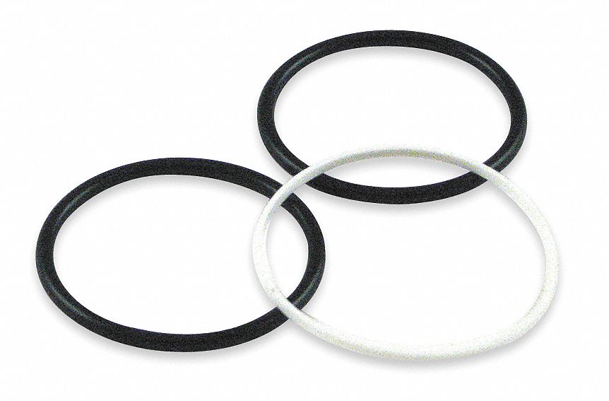 Seal Kit: American Std, Rubber, Faucet, (3) Seals