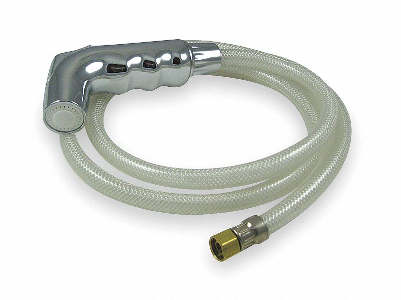 KITCHEN SPRAYER: FITS AMERICAN STD BRAND, COMPRESSION CONNECTION, ⅜ IN CONNECTION SIZE, PLASTIC