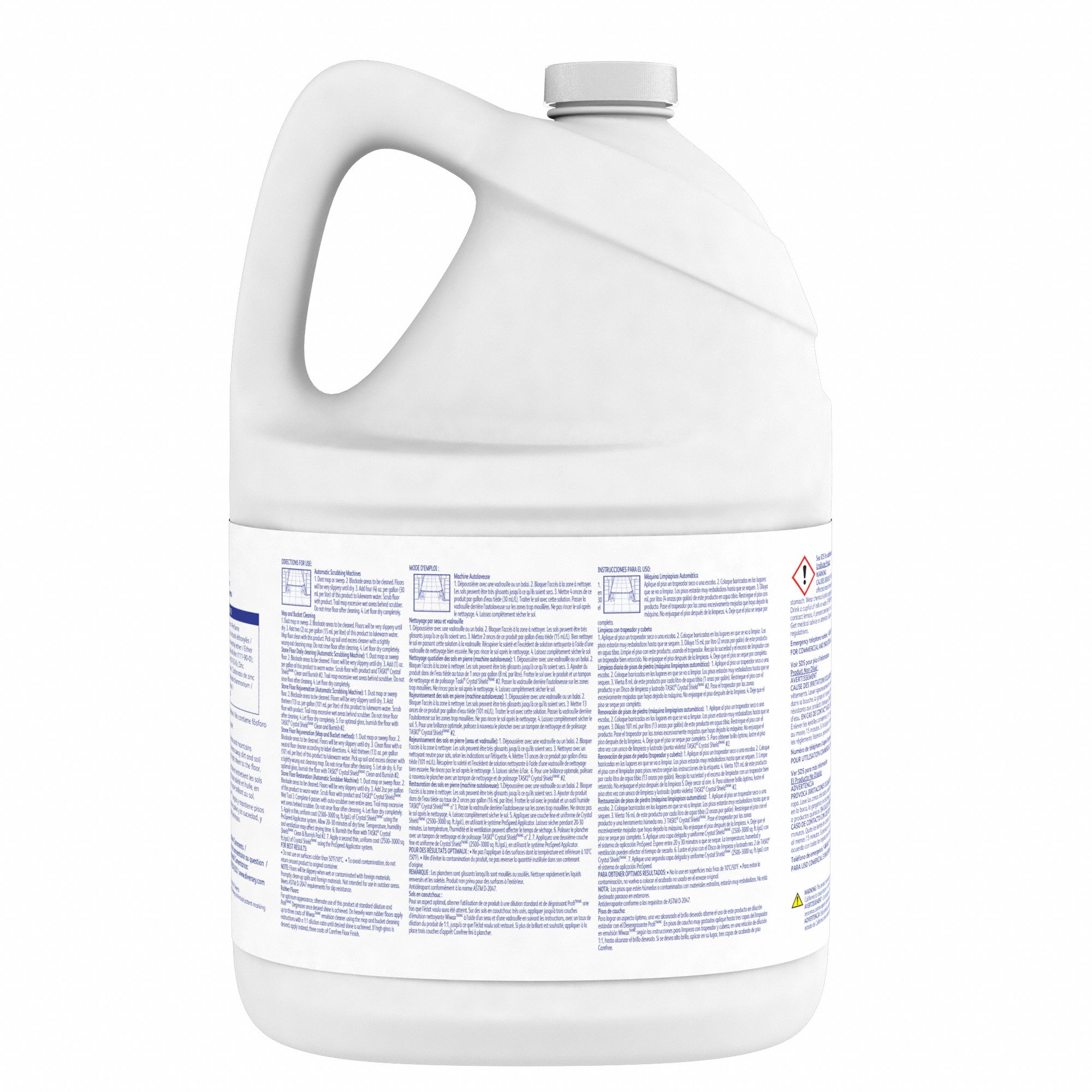 DIVERSEY Floor Cleaner and Sealer Jug, 1 gal Container Size