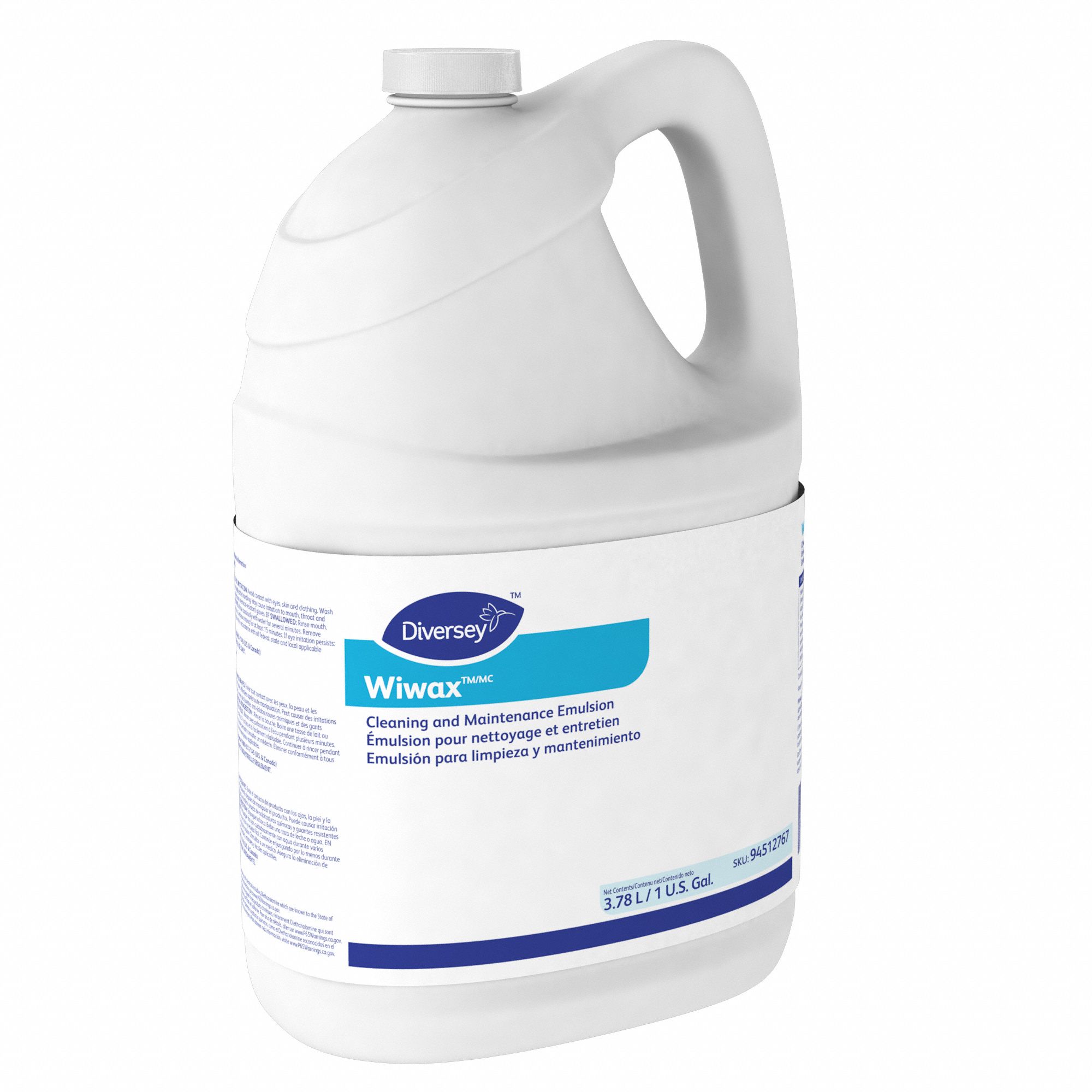 DIVERSEY Floor Cleaner and Sealer Jug, 1 gal Container Size