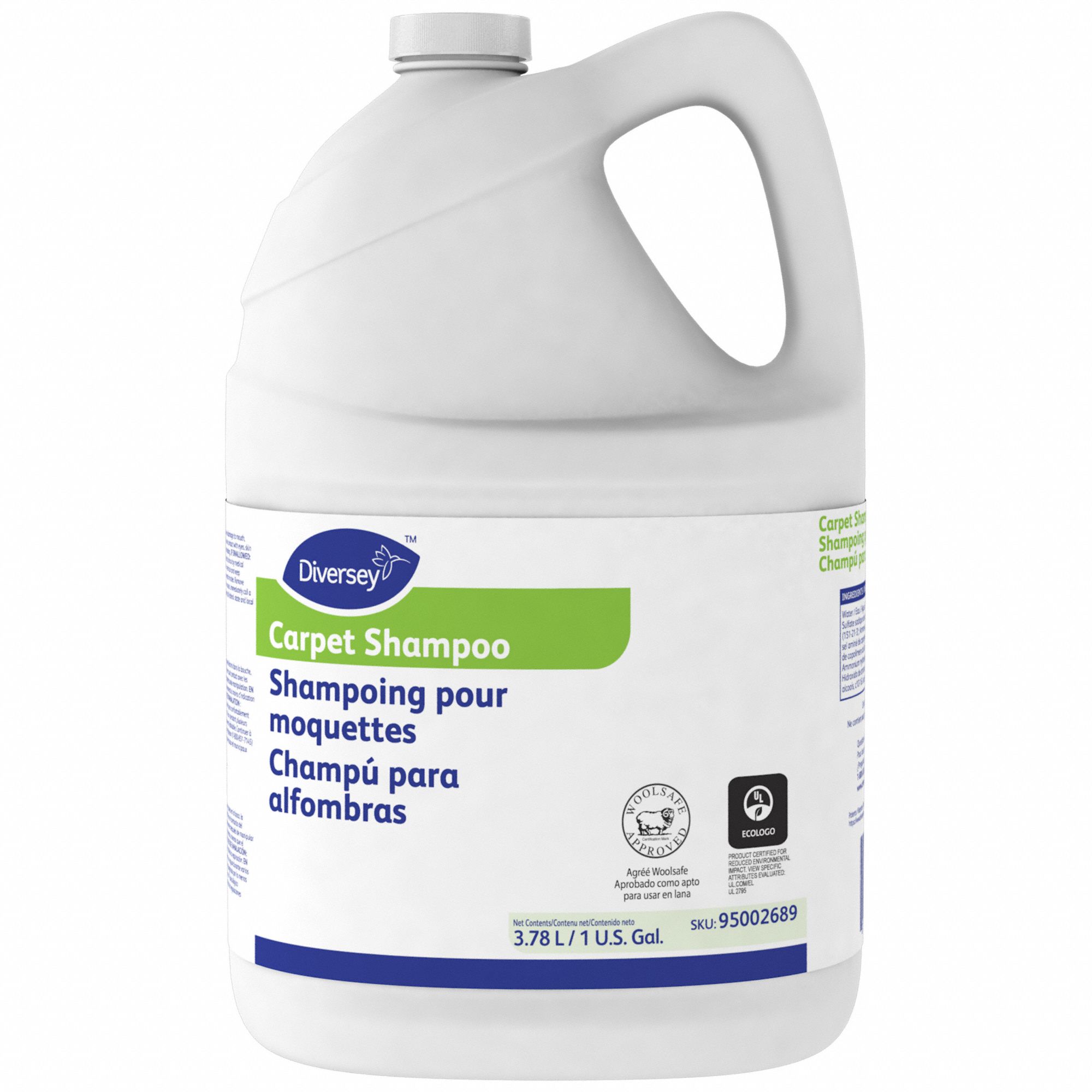 DIVERSEY, Jug, 1 gal, Carpet Shampoo - 2ZHU2|95002689 - Grainger