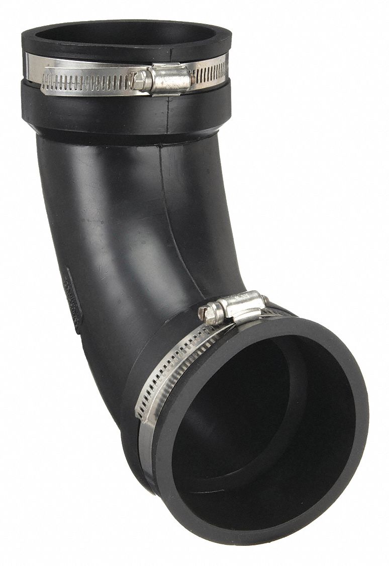 Fernco PVC Flexible Elbow, For Pipe Size 3", 33/8" Inside Dia. QL300