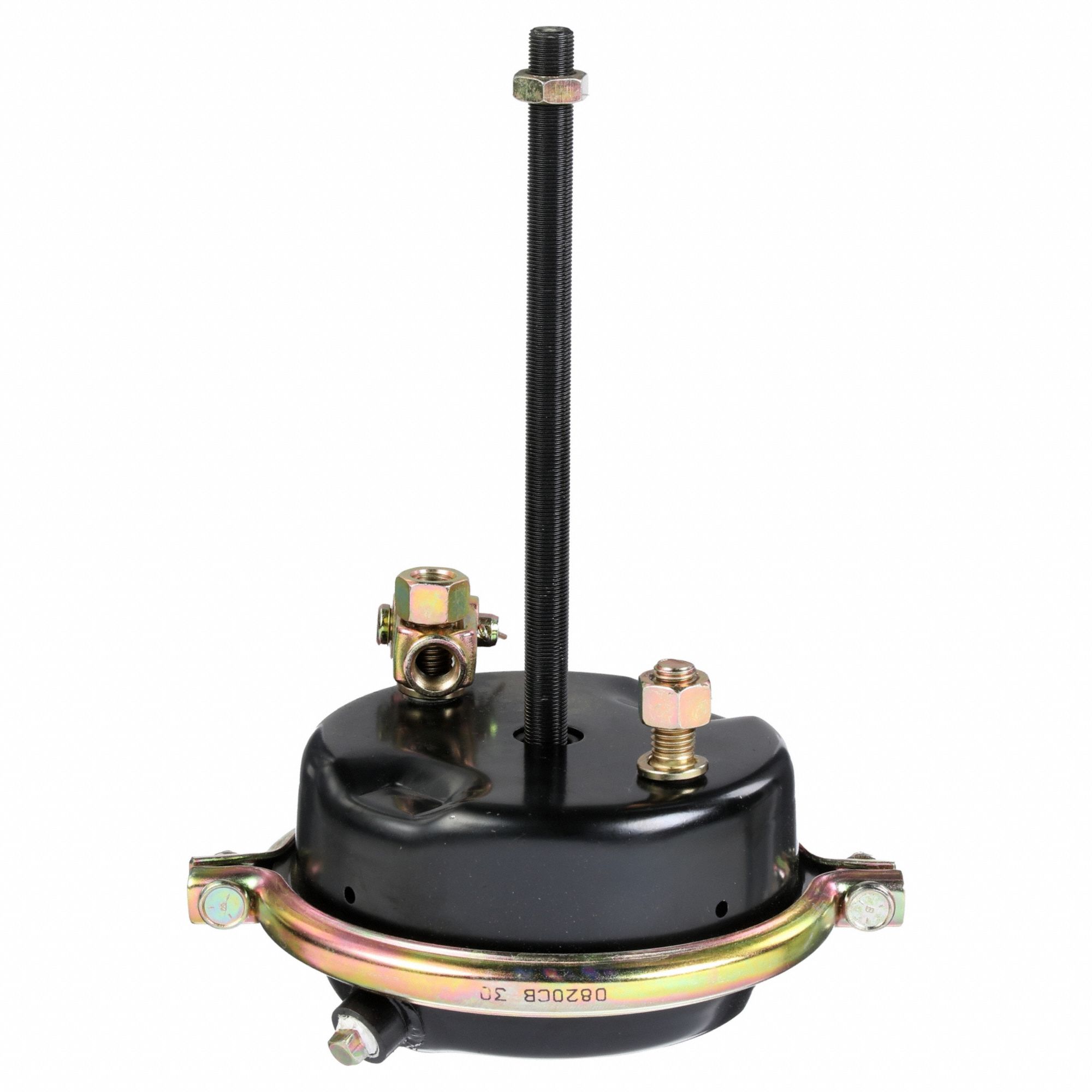 Service Spring Chamber: Type 30, Steel, With Black Powder Finish