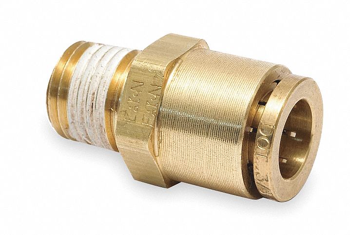 Straight Adapter for 5/32" Tube OD x 1/8 NPT Male Push-to-Connect Tube Fitting 