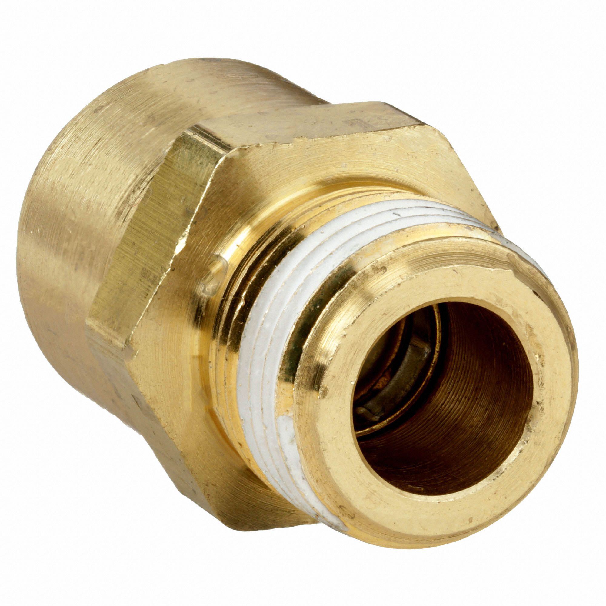 EATON WEATHERHEAD 1869X6X6S Swivel Male Elbow,3/8-18,3/8 In Tube Sz 