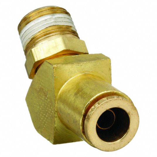 Brass Push Female Pipe Adapter Elbow