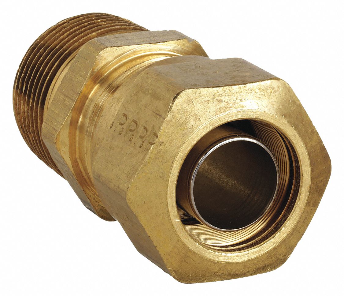 WEATHERHEAD, 1/4 in OD x 1/4 in Pipe Fitting Size