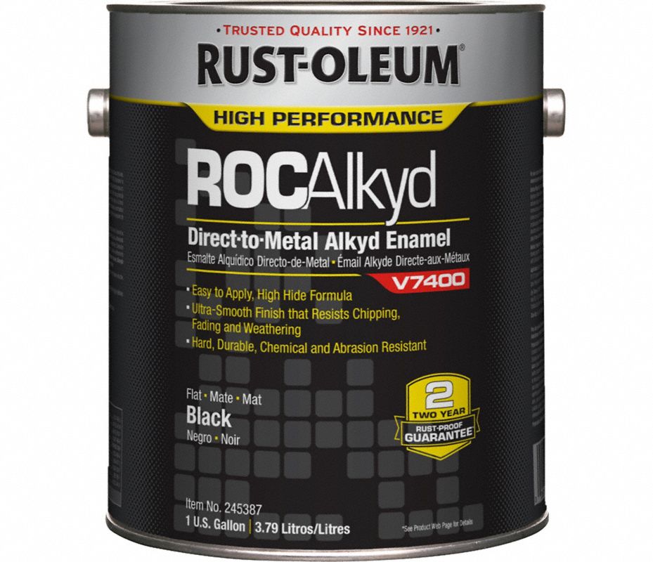 RUST-OLEUM Pint. Int/Ext 1 gal.,Clr Negro - Pinturas para Exterior ...