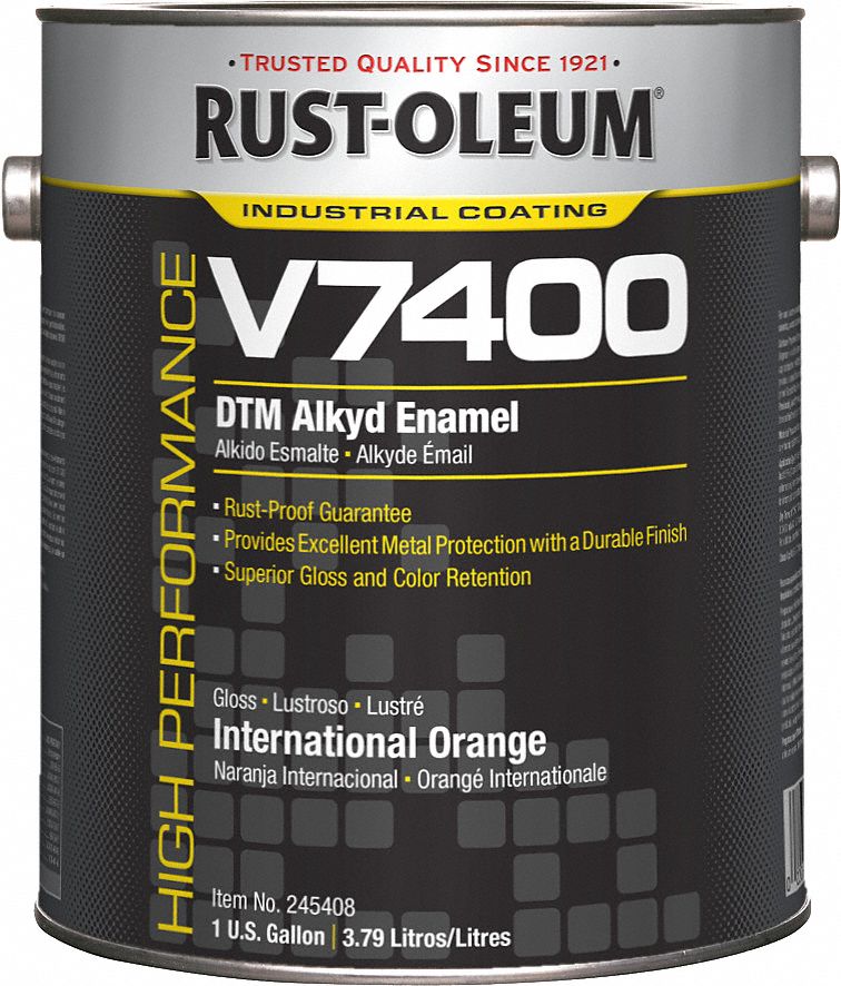RUST-OLEUM Pintura Interior/Exterior, Acabado Alto Brillo, Tipo de Base ...