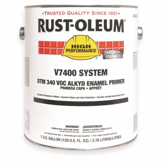 RUSTOLEUM Primer Exterior/Interior, Gray, Metal/Steel/Wood, Interior
