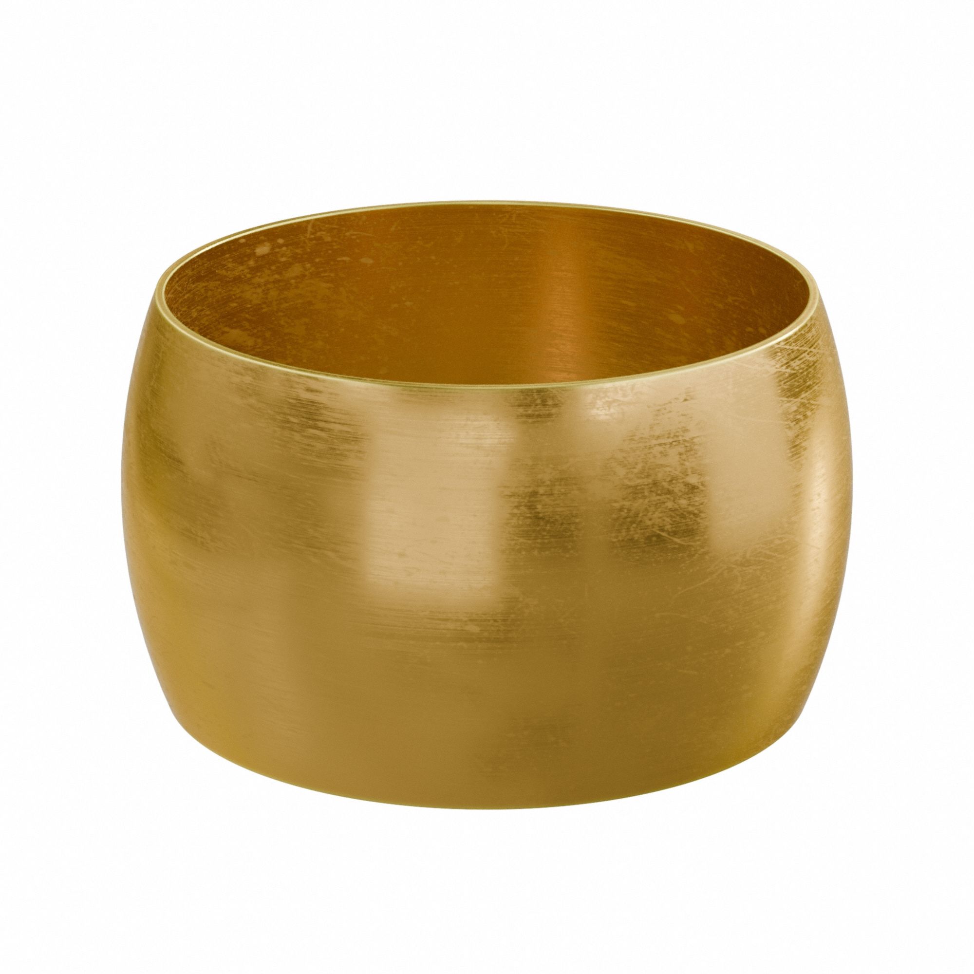 Compression Fitting Sleeve: 3/4 in OD Fitting Size, Compression, Brass, 10 PK