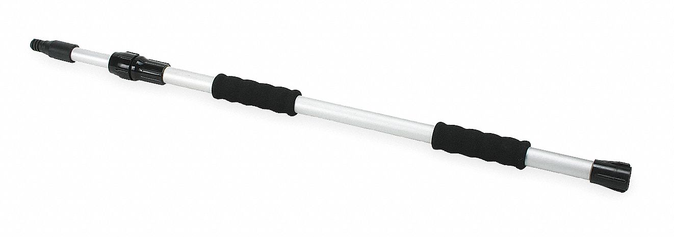 Telescoping Pole, 62 in L, Silver