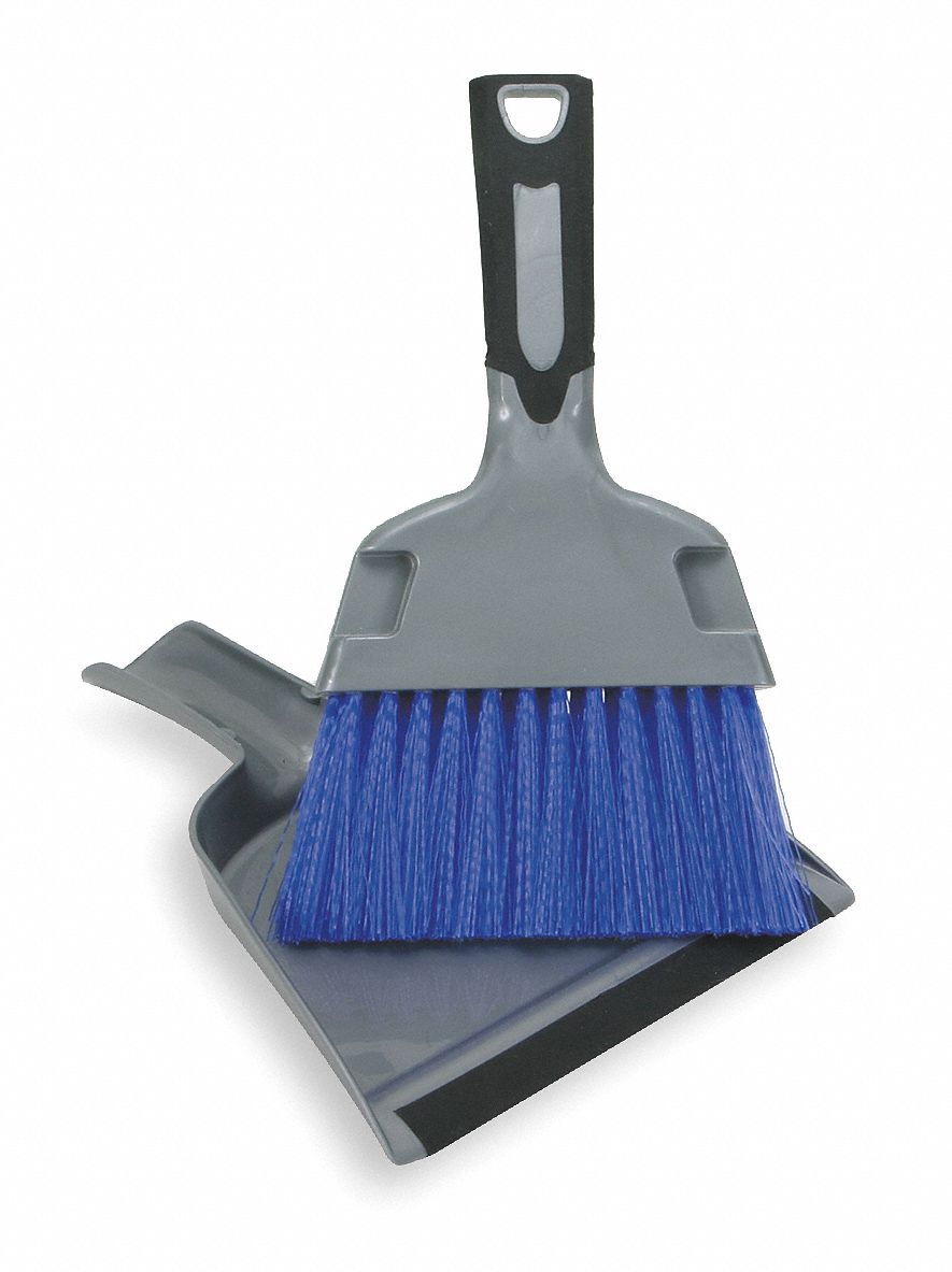 Blue Plastic Dust Pan & Brush Set - Alamo Lumber