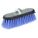 FLOW THROUGH BRUSH HEAD, 2½ IN BRISTLE L, 3 IN BRUSH HEAD W, SOFT, BLUE
