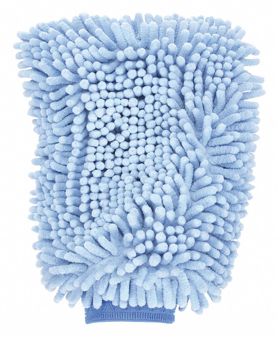 MICROFIBER MITT WASHABLE BLUE