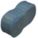 SCRUBBER SPONGE,9 IN L,BLUE