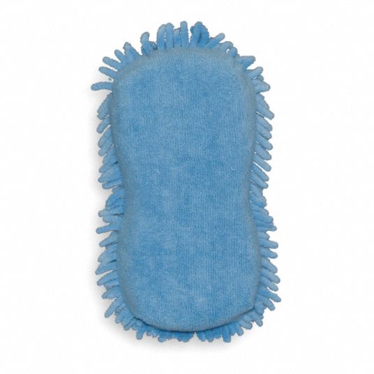 TOUGH GUY, Microfiber, 9 1/2 in Lg, Microfiber Sponge - 2ZPE4