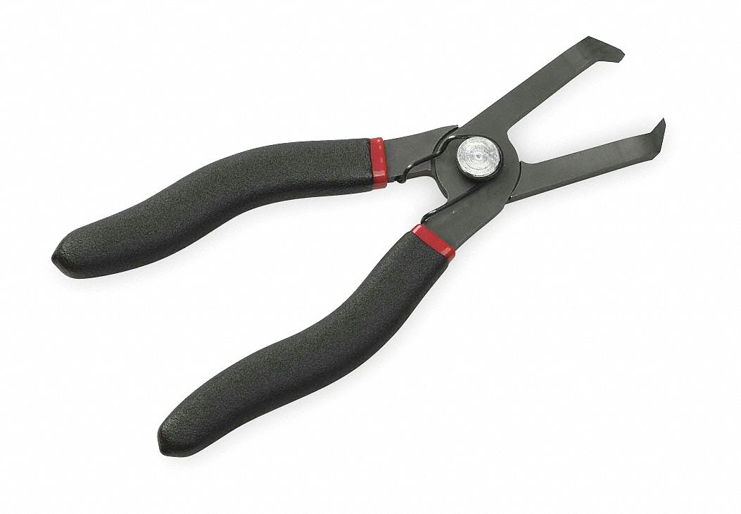 PUSH PIN PLIER, 2 IN JAW L, 1 IN JAW W, 1¼ IN MAX JAW OPENING, 7½ IN OVERALL L, STANDARD HANDLE