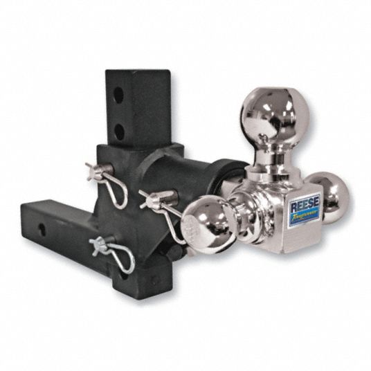 REESE, IV, Ball Mount Kits Ball Mount, Adjustable Tri Ball Mount 2ZPU97021800 Grainger