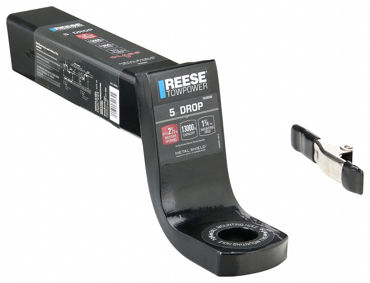 Ball Mount: V, 1 1/4 in Compatible Ball Shank Dia, Ball Mounts Ball Mount, Steel, 13.76 lb Wt