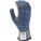 COATED GLOVE, XL (10), ANSI CUT LEVEL A4 DOTTED, PVC, HPPE, 13 GA, DOTTED, GREY