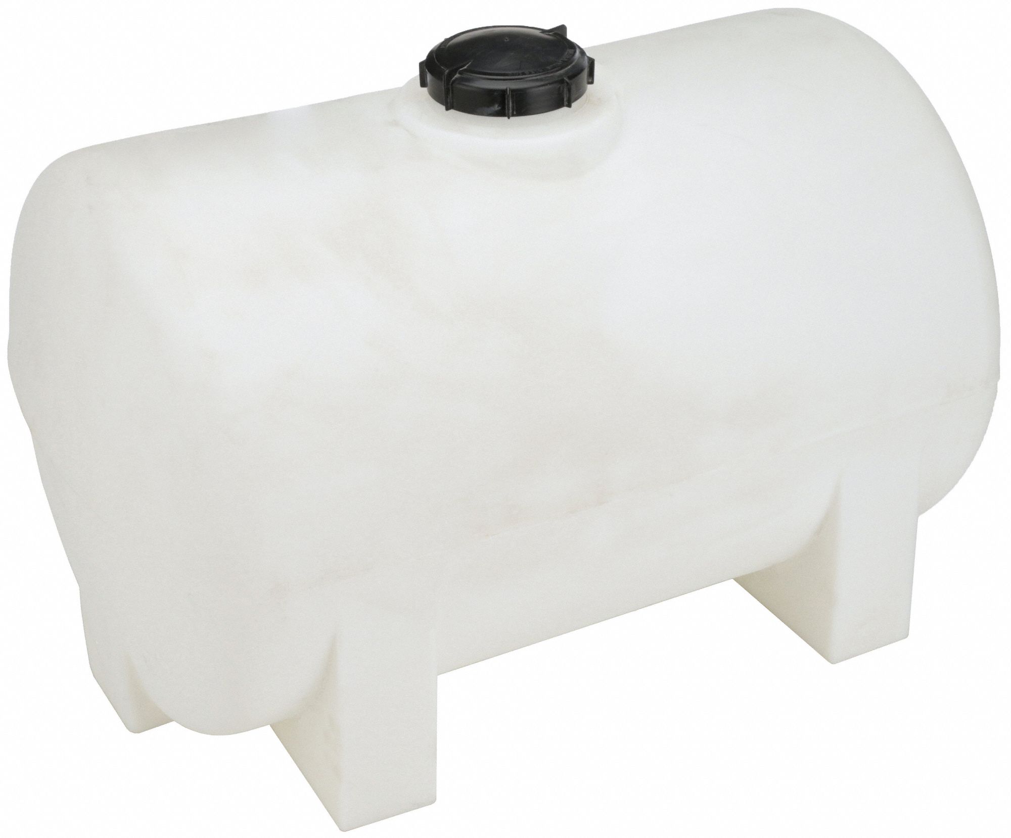Storage Tank: Single Wall, Horizontal, 60 gal, Closed Top, 1/4 in Wall Thick, HDPE