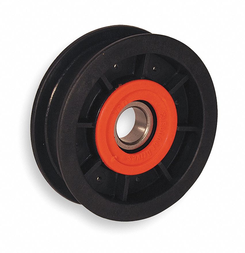 V-BELT IDLER PULLEY,5/8 IN FLAT BEL