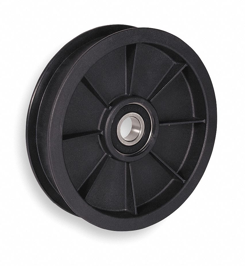 V-BELT IDLER PULLEY,7/8 IN FLAT BEL