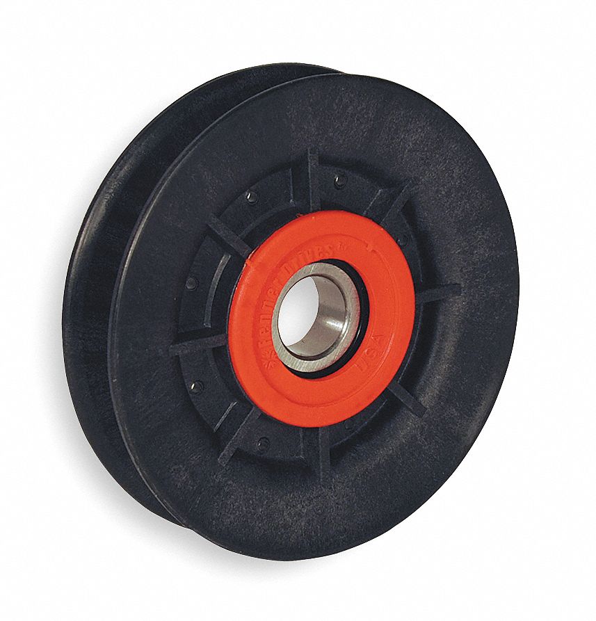 V-BELT IDLER PULLEY,B BELT,3.1 IN O