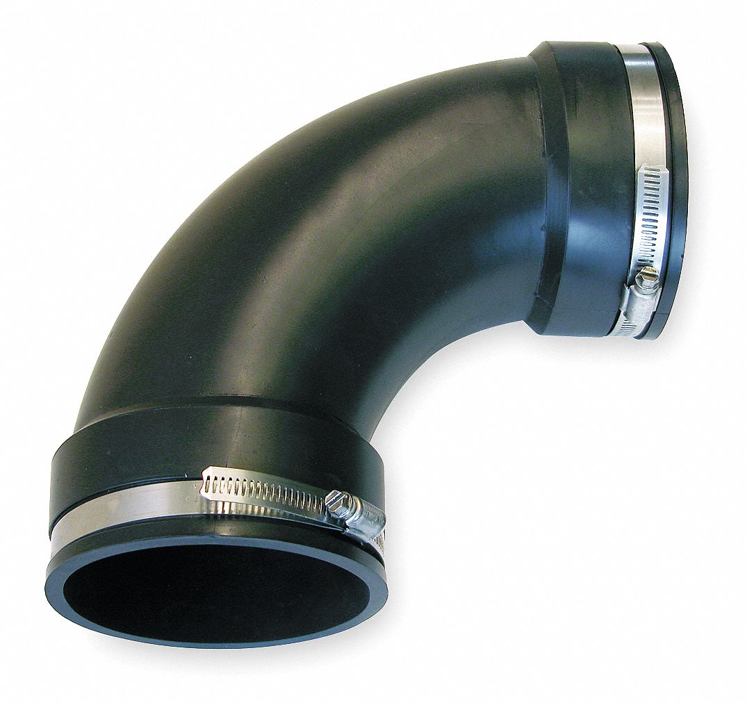 FERNCO PVC Flexible Elbow, For Pipe Size 4 in, 429/64 in Inside Dia