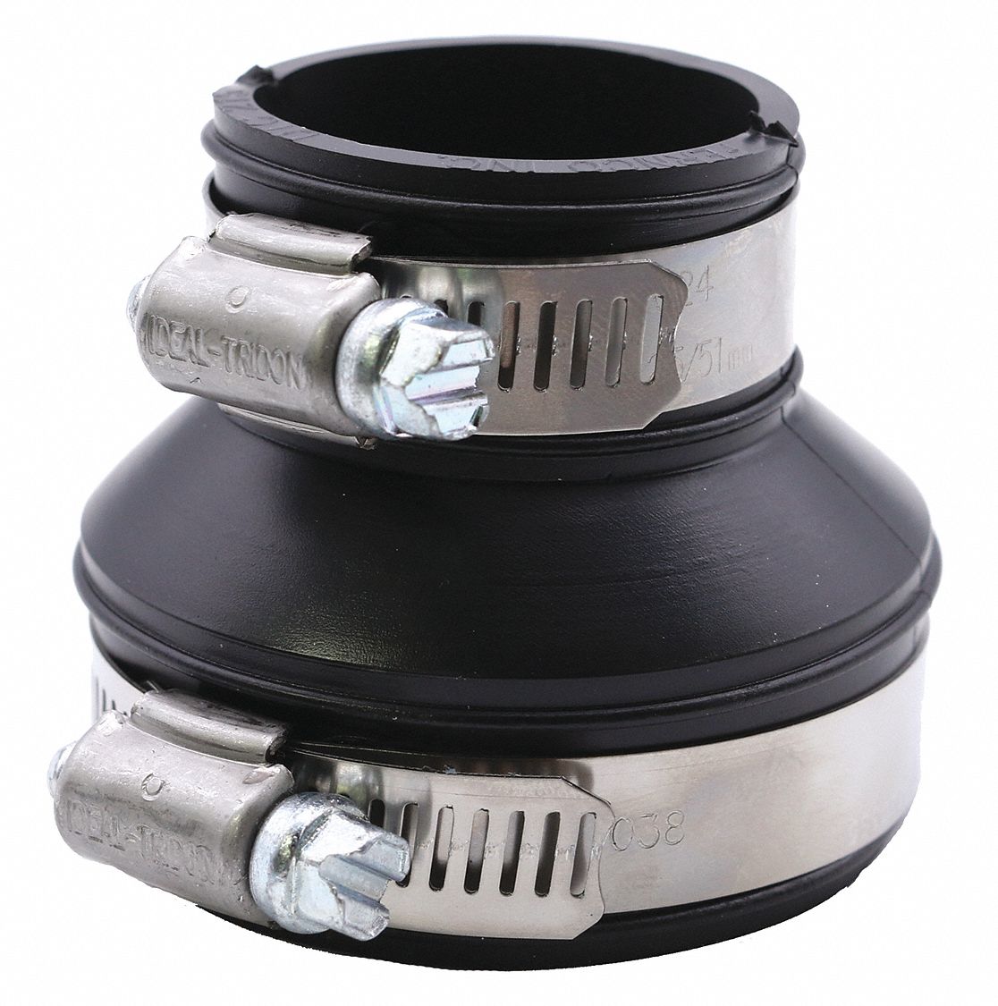 GRAINGER APPROVED Flexible Coupling PVC, 2 in_1 1/4 in For Nominal