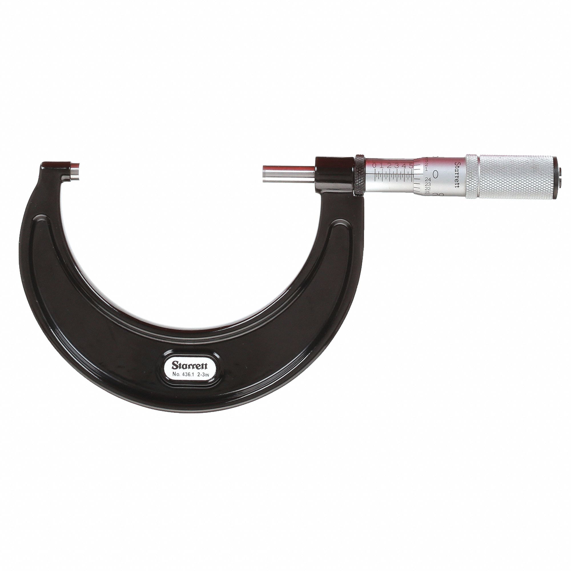 MECHANICAL OUTSIDE MICROMETER, INCH, 2 IN TO 3 IN RANGE, +/-001 IN ACCURACY