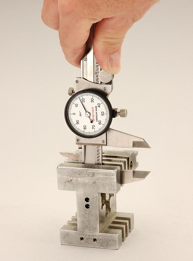 STARRETT Dial Caliper 0 in to 6 in Range, +/0.001 in Accuracy, 0.001