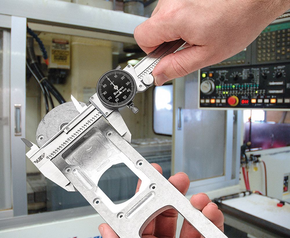 STARRETT Dial Caliper 0 in to 6 in Range, +/0.001 in Accuracy, 0.001