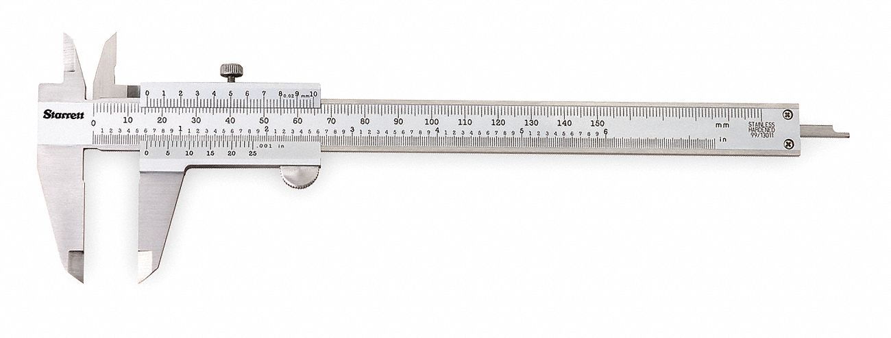 Stainless Steel 12" Mechanical Dial Caliper Measures Outside Inside Ruler Scale 