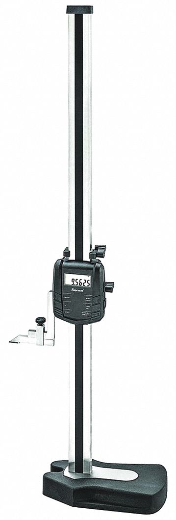 DIGITAL HEIGHT GAUGE, 0 IN TO 12 IN/0 TO 30MM RANGE, +/-015 IN/0.04MM ACCURACY, CABLE