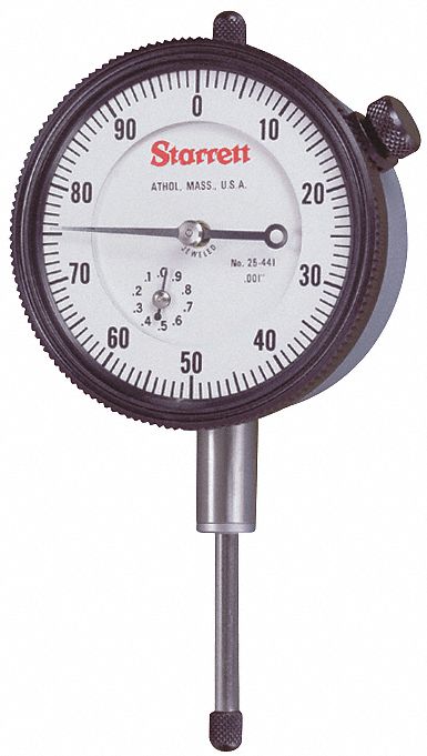 Starrett Indicador De Carátula Tamaño De Carátula 2 250 Rango 0 A 0