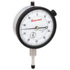 DIAL INDICATOR, LUG BACK, 0 TO 0.5 IN RANGE, CONTINUOUS READING, 0-100 DIAL READING