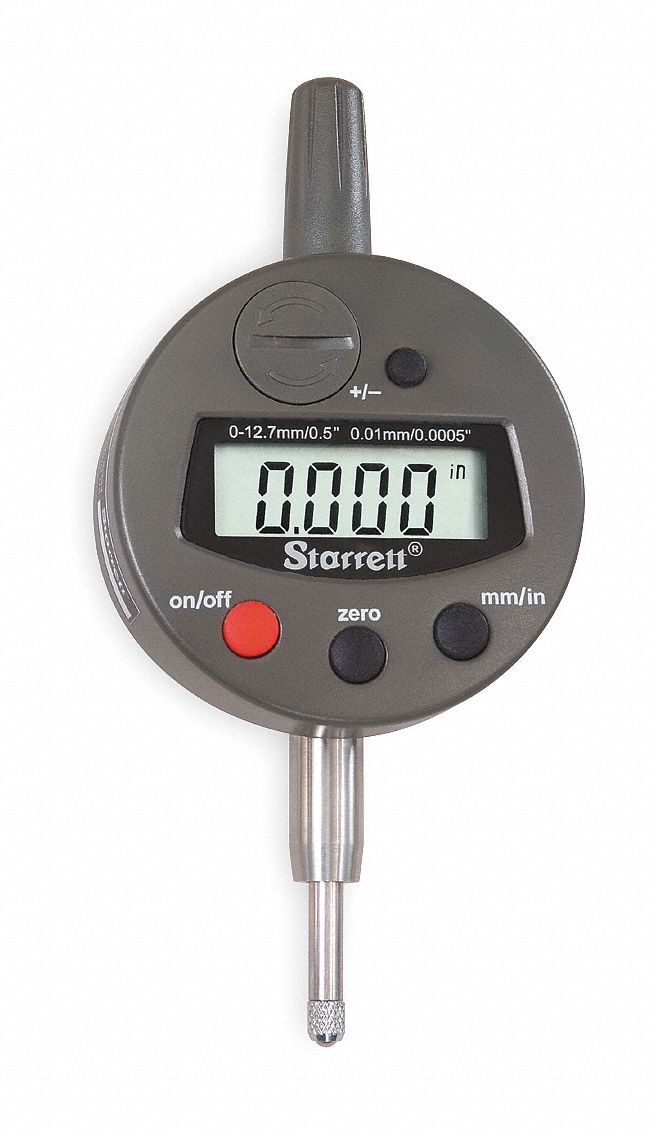 STARRETT Digital Indicator, Series Series 3600, Range 0 in to 0.5 in
