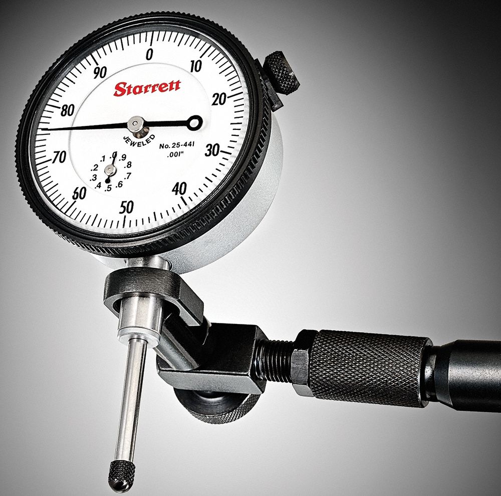 STARRETT Indicator Holder Base, Flex Arm, 100