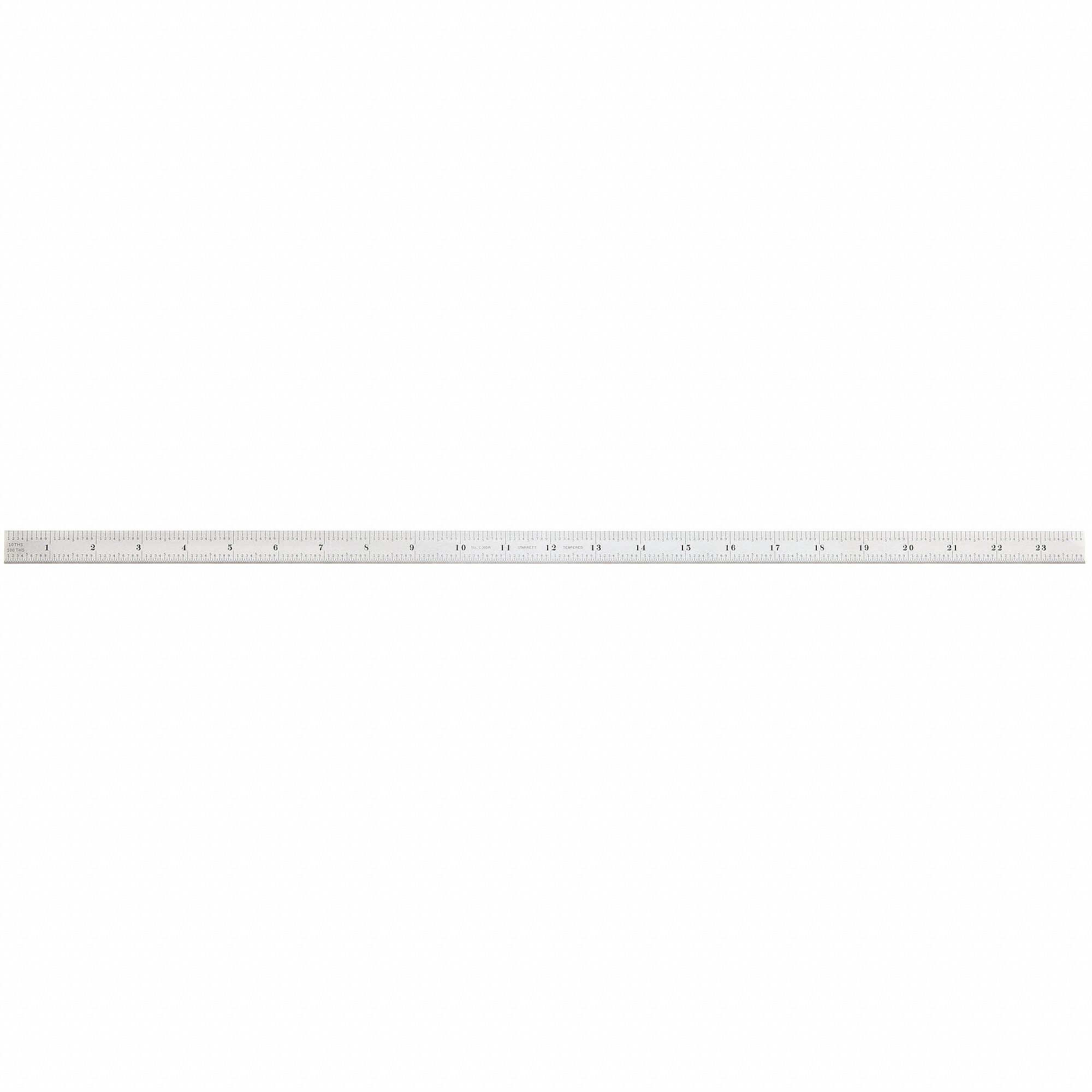 STARRETT, C305R-24, 2 ft, Steel Rule, Flexible - 2ZUV2|C305R-24