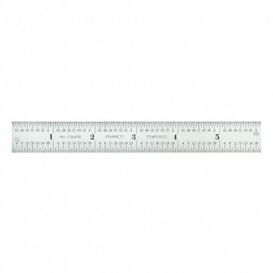 Ruler,24 Inch,Stainless Steel - Grainger