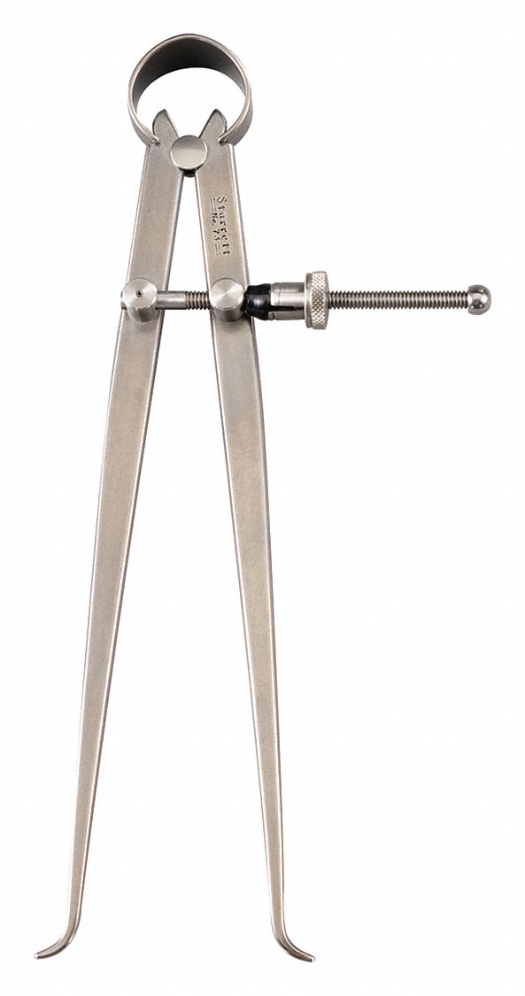 STARRETT 73B-8 Inside Spring Caliper,8 In,Spring 2ZUZ5