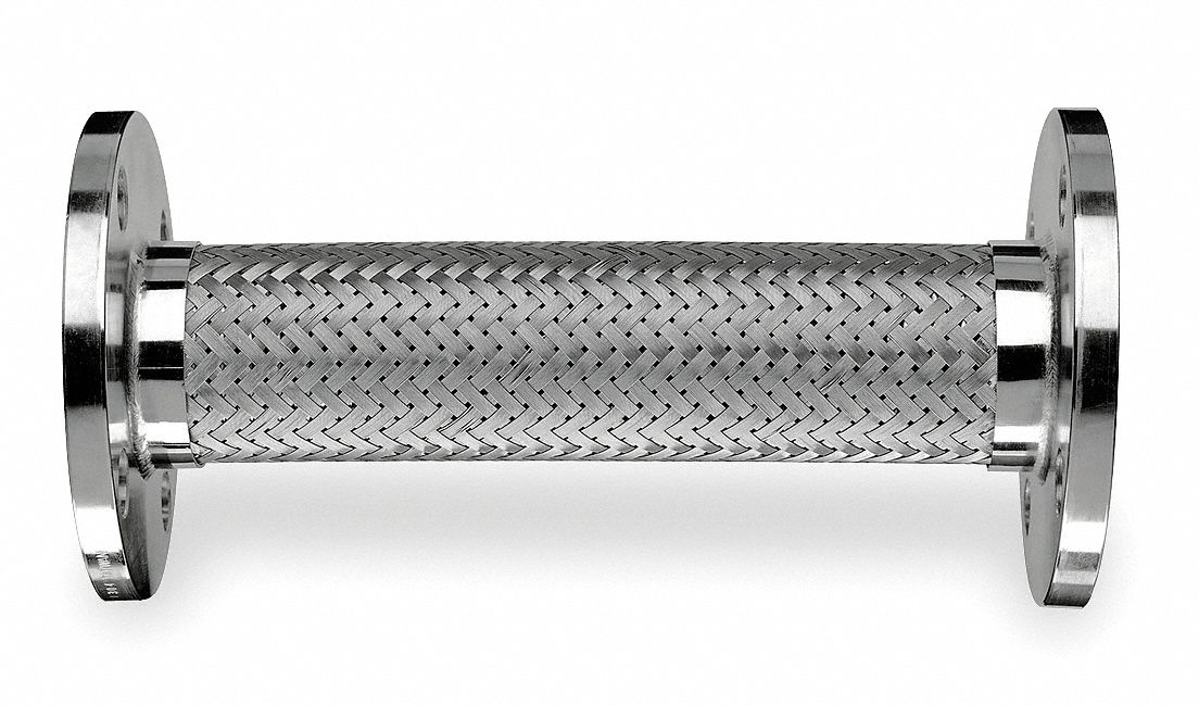 HOSE MASTER Flexible Metal Hose Assembly 8 in Hose Inside Dia., 40 in