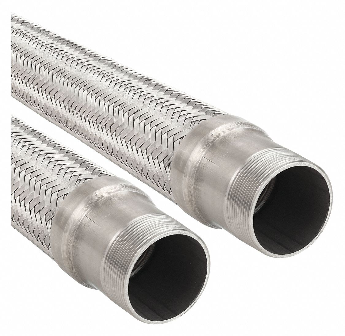 1/2 x 24 Stainless Steel Compressed Air Line Metal Flex Hose Compressor Tube