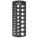 JAUGE DE FORET, PO FRACTIONNAIRE, 5/0 AWG À 14 AWG, 29 TROUS, ACIER, MAT