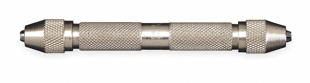 2ZVG8 - Double End Pin Vise 0-0.125 In Nickel